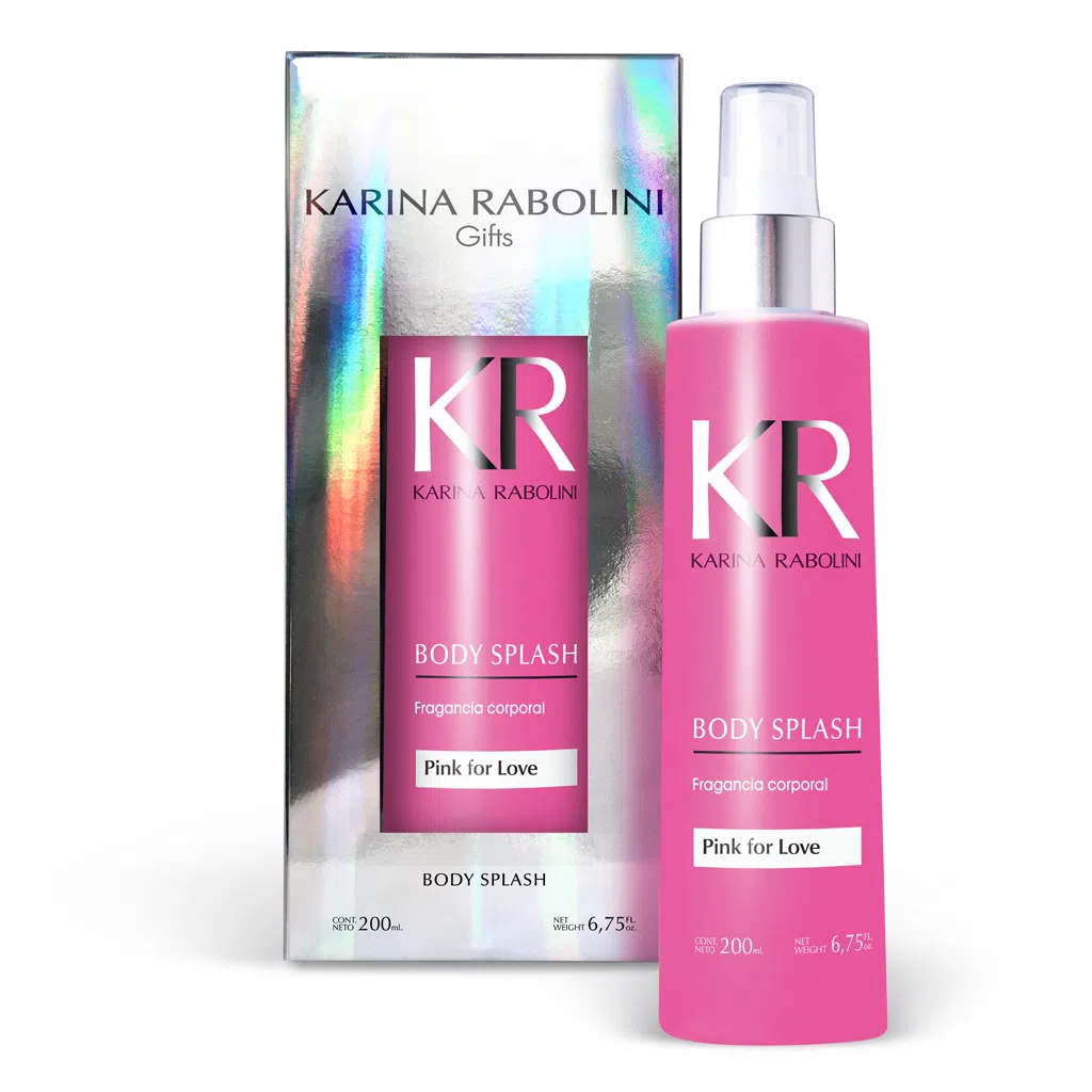 KARINA RABOLINI BODY SPLASH PINK OF LOVE X 200 ML.